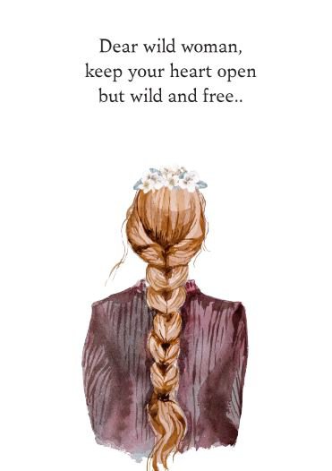 Duurzame kaart - wild woman