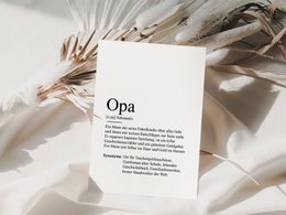 Ansichtkaart "Opa" definitie