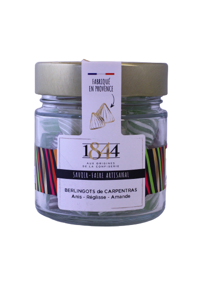 Carpentras Berlingots Anijs - Zoethout - Amandel - Pot van 160 g
