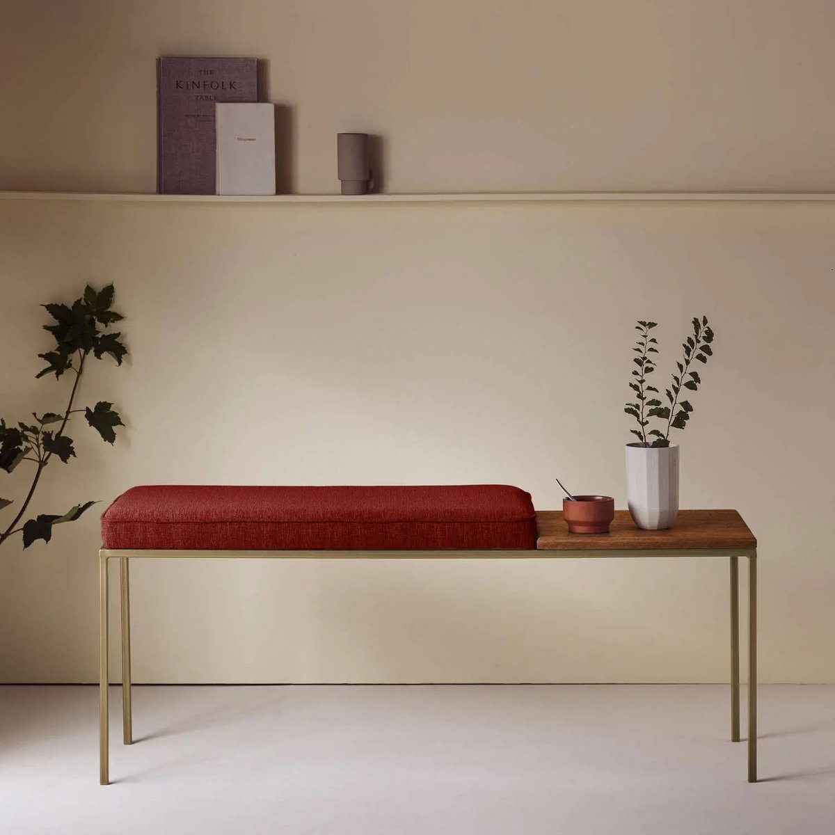 Terrakotta Gold Buchenholz, Nussbaum Beizung