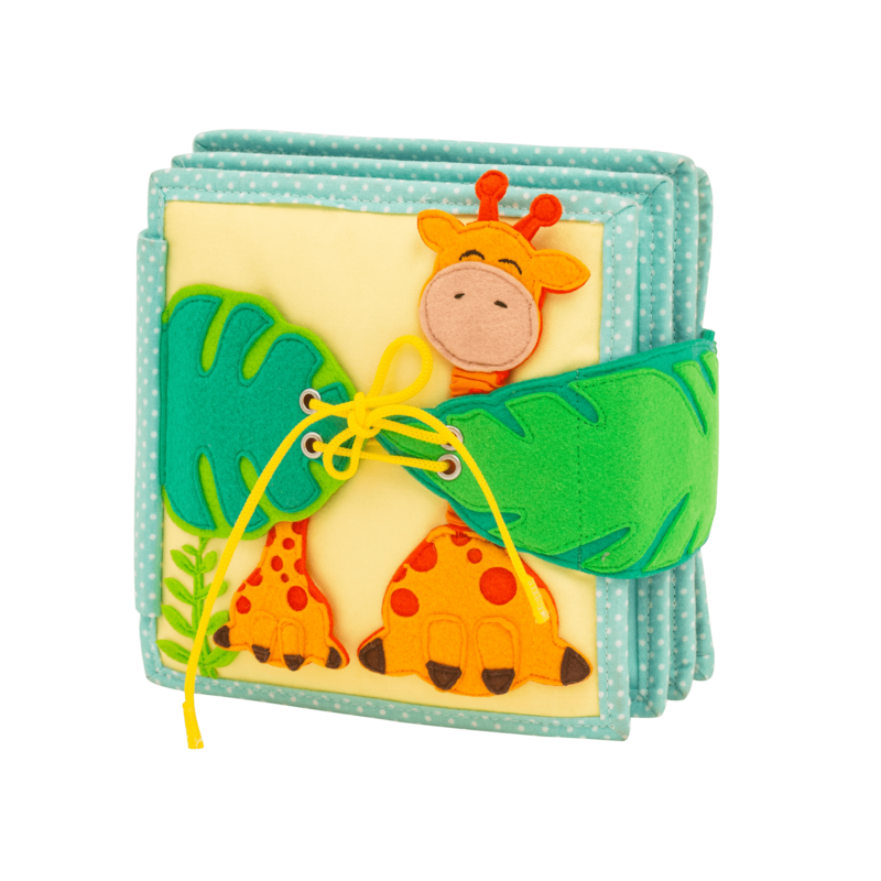 Jolly Jungle - 6 page mini quiet book