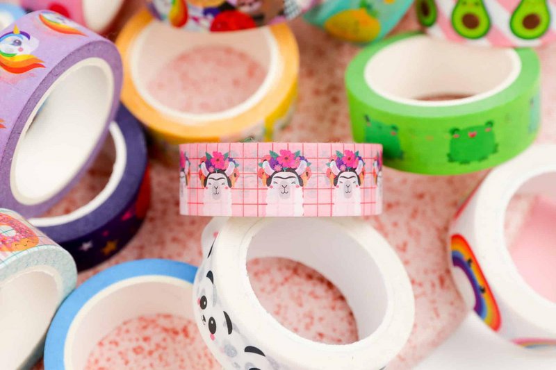 Washi tape Frida Kahlo Llama