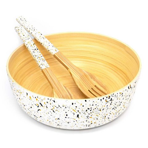 Extra Large Bamboo Salad Bowl (28cm / 11" Diameter)