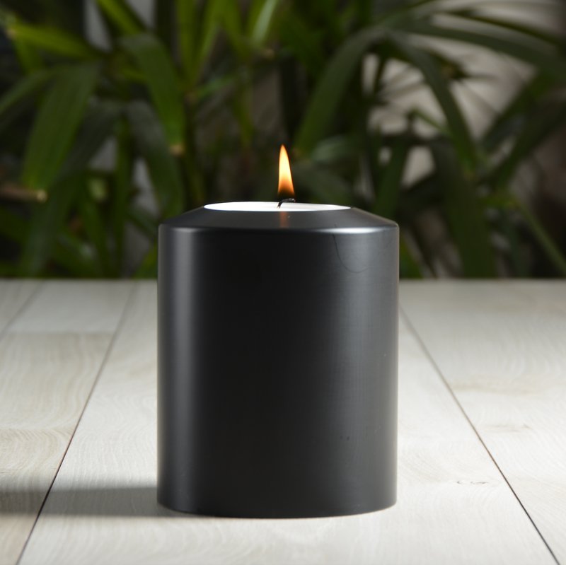 Synd! Tealight Holder Permanent Candle Classic Black ∅ 10 cm