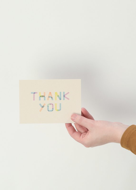 Postcard Thank you - Creative Notes