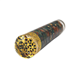 Orgone Smooth Massager Bloodstone with Flower of Life