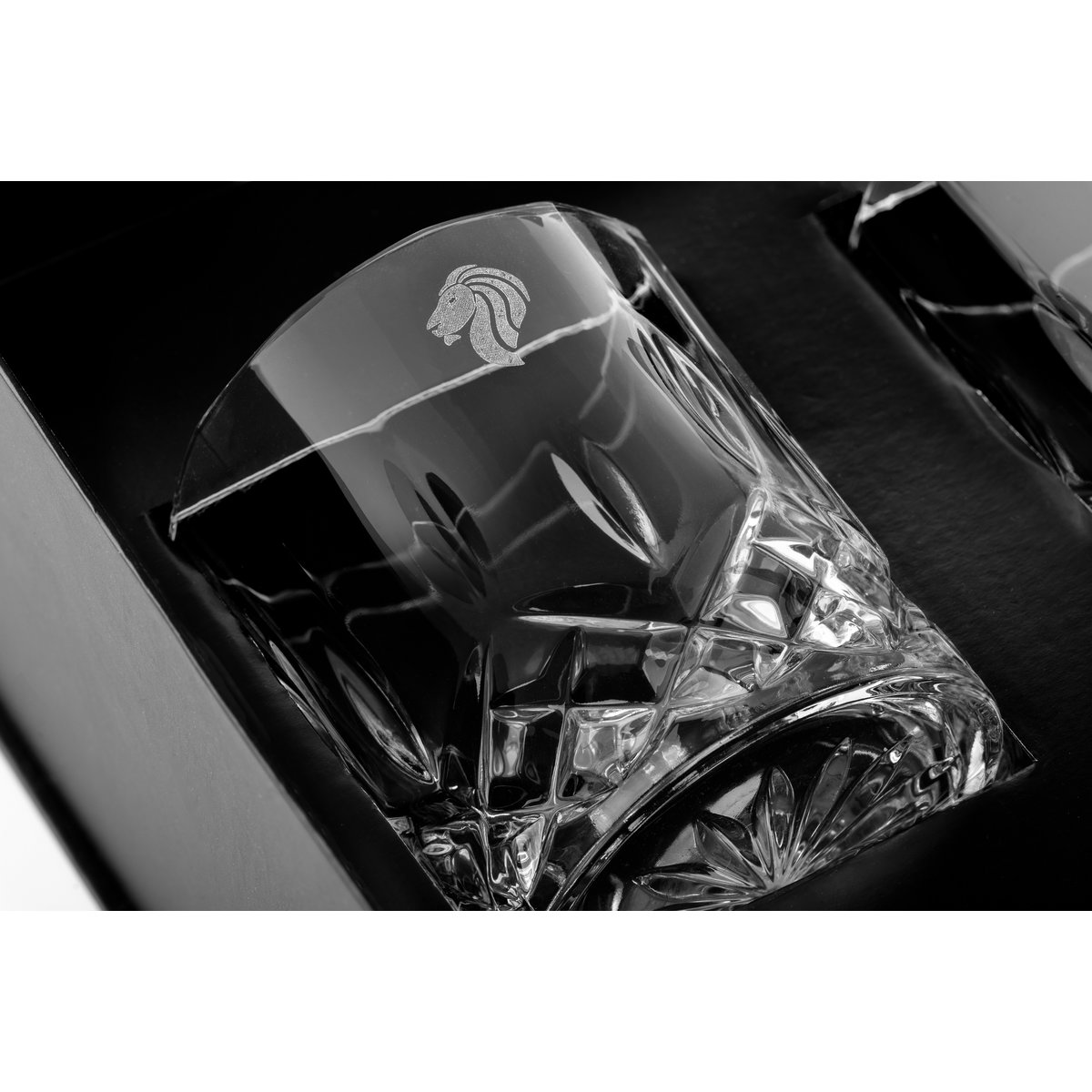 Vintage Whiskey Glasses in Gift Box