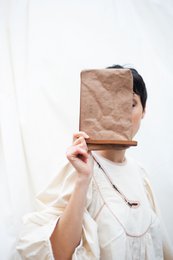 Cali clutch (camel)