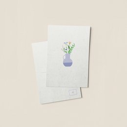 Kort | BLOMSTER I VASE