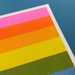 Postal Riso Pace No.2, risografía, DIN A6