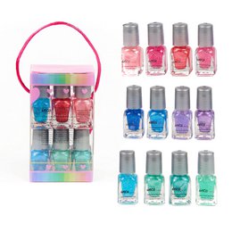 12 Mini Paint Pack - Water Paznokcie Lakier - 12 kolorów