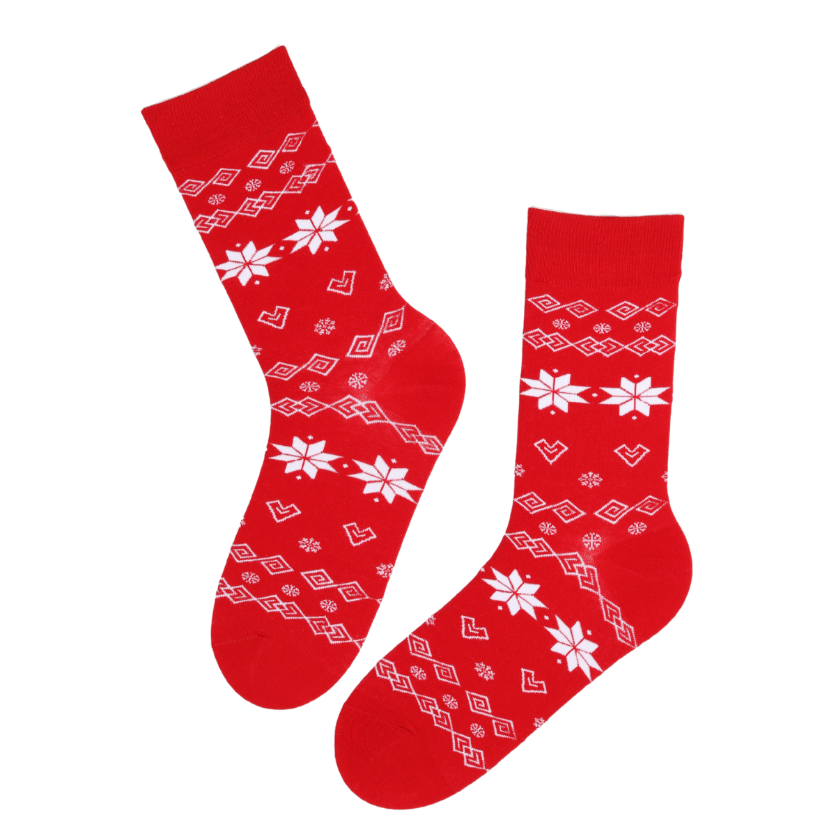Chaussettes AILO motif Noël rouge pour homme