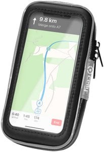 Celly - Flexbike bike telephone holder 17 x 9 cm - Black