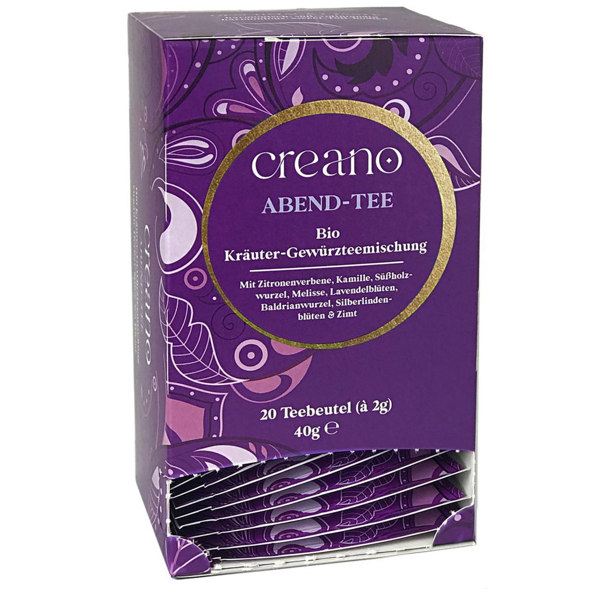 Creano Bio-Teebeutel Abend-Tee 20er Pack