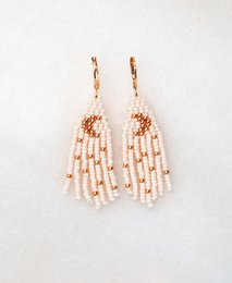 Oorbellen • Tiny Moon, Ivory