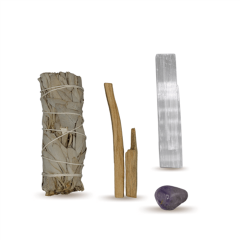 Energy Cleansing Smudge Kits met Amethist
