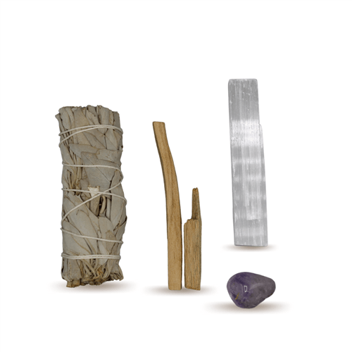 Energy Cleansing Smudge Kits met Amethist