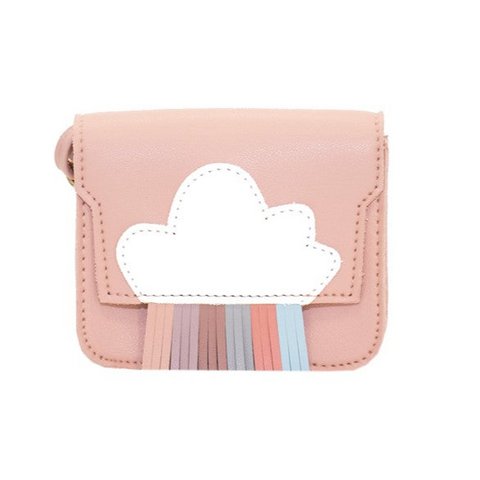 Children's shoulder bag - Mini Rainbow Pink