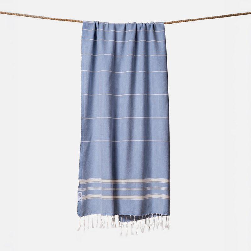 Serviette Ecobain "Nouveau Classique" | Marée profonde (Mittelblau)