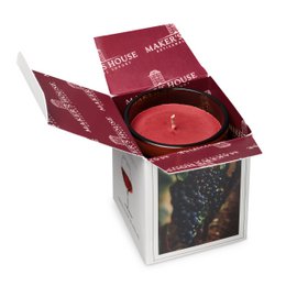 Maker's House Scented Candle - 12-PACK - Red Wine (220 gram)
