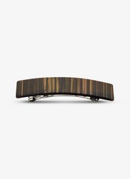 Hair clip Alice stripes khaki
