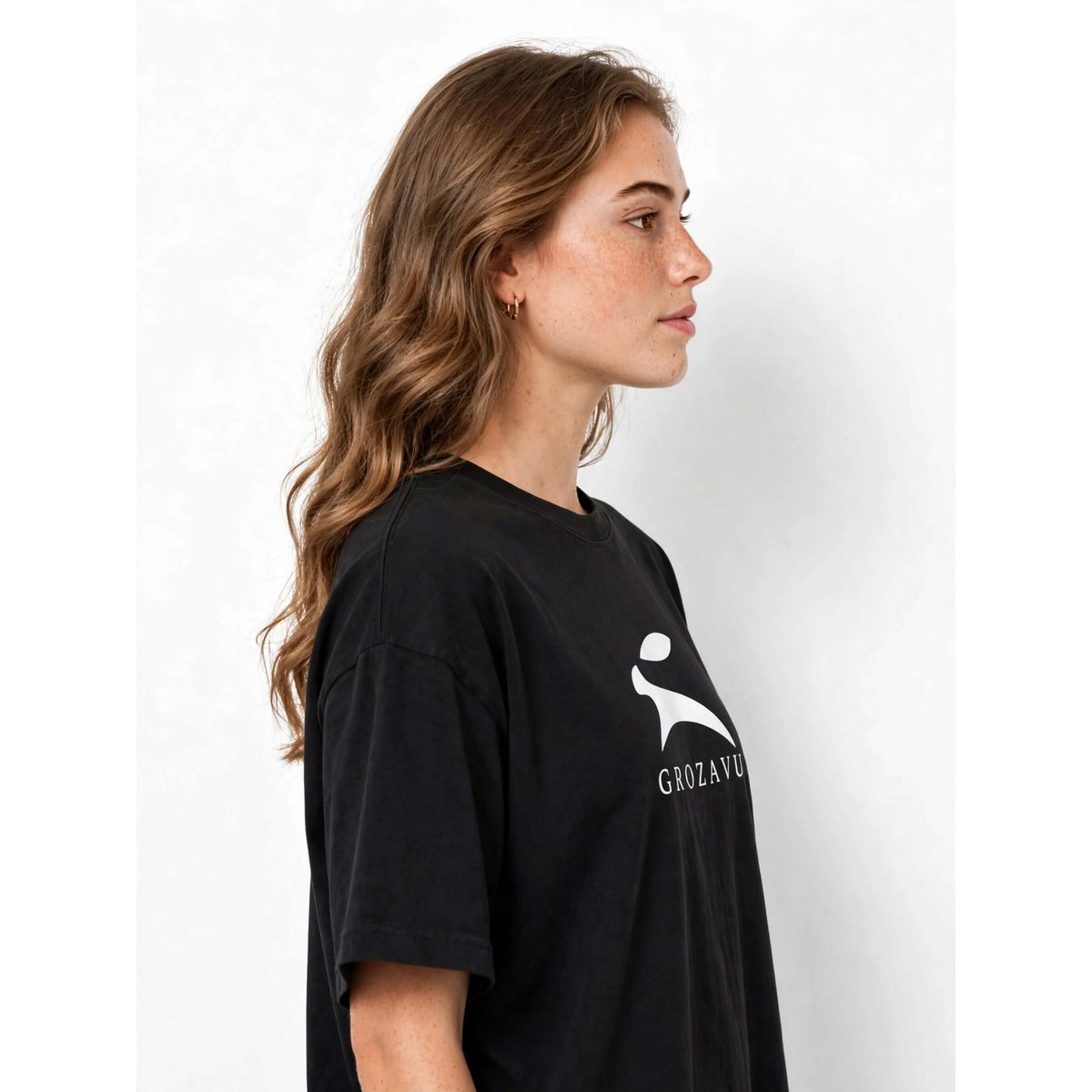 Stückgefärbtes, übergroßes T-Shirt – 220 g/m²