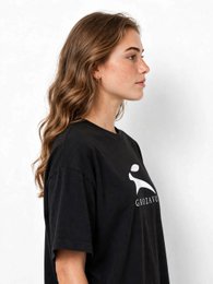 Stückgefärbtes, übergroßes T-Shirt – 220 g/m²