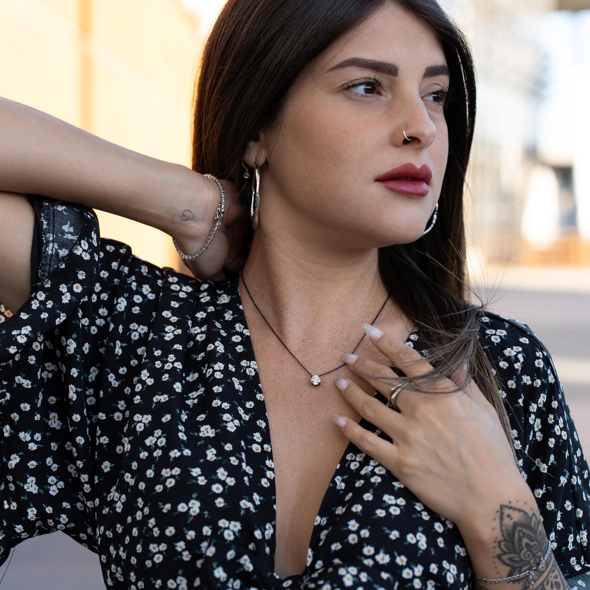 Collier femme "Zircone"