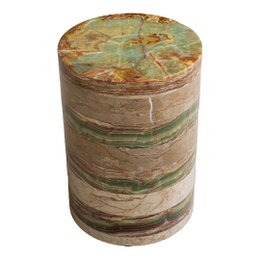 Mesa de centro Mármol beige y ónix verde