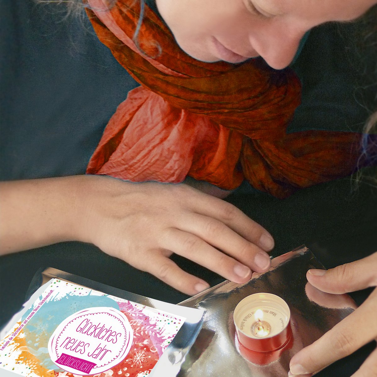 Fortuna's gelukslicht / foto / vuurwerk / gelukkig nieuwjaar / VE 15