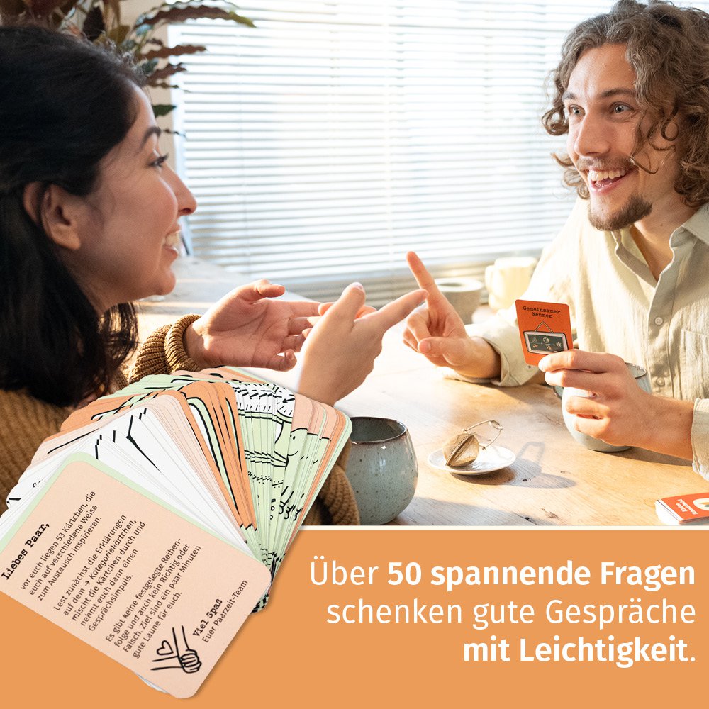 PaarMinuten Gute Laune – Gesprächskartenset für Paare