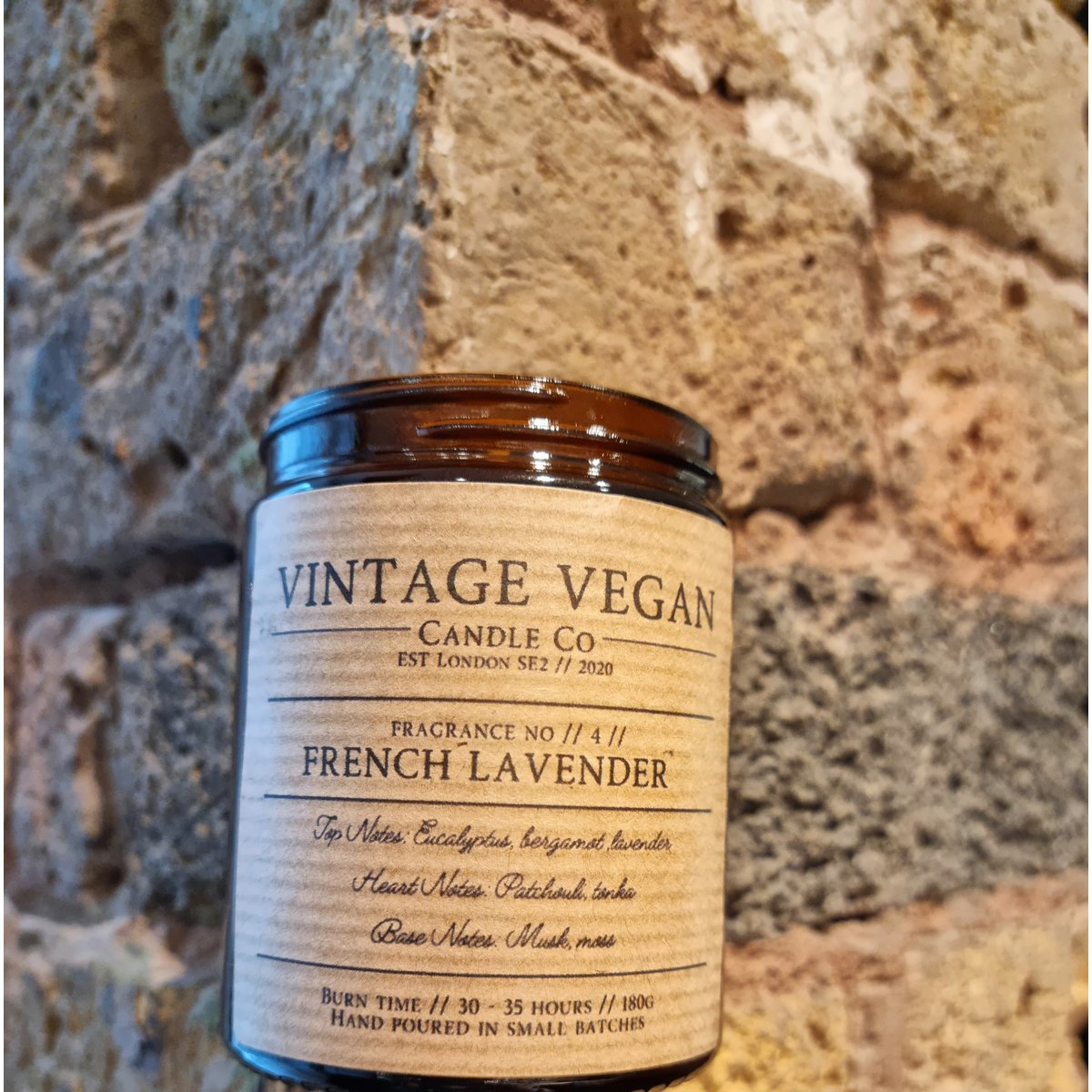 France Lavender Vintage Vegan Soy Travel Candle