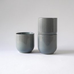 Hollyhock mug - fjord blue - 200 ml