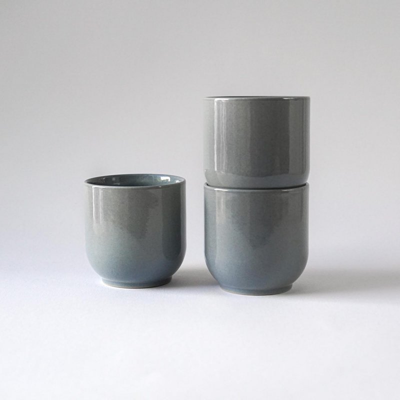 Hollyhock mug - fjord blue - 200 ml