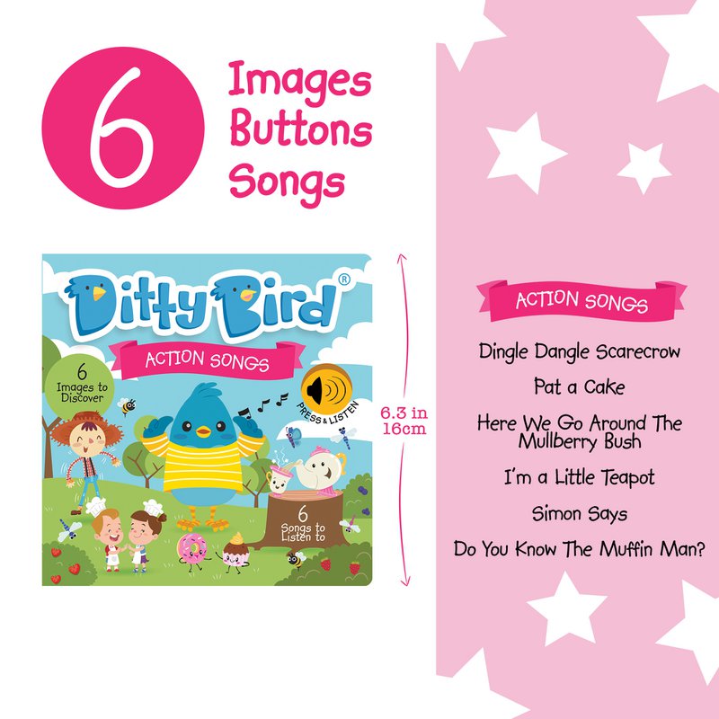 Ditty Bird Baby Sound Book: Action-Songs