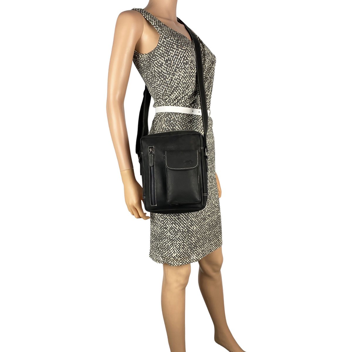 Bolso De Hombre O Bolso De Mujer En 3 Colores De Piel De Búfalo - Bandolera De Mujer O De Hombre