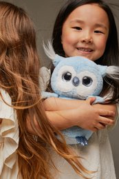 Jouet doux, Fluffies - Fluffy the Blue Owlet (23 cm)