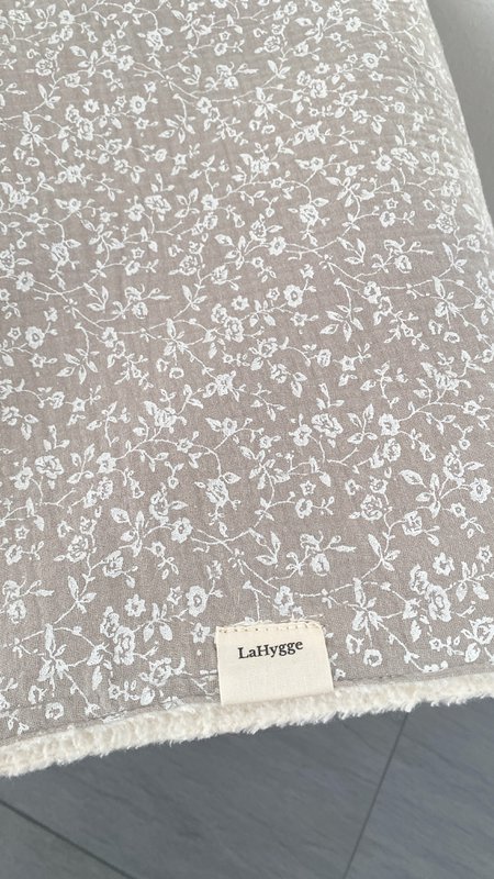 Baby Organic Plush Blanket Beige