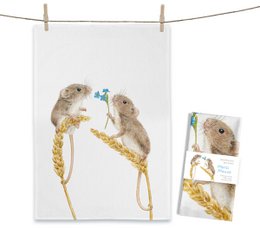 Merci Mouse tea towel