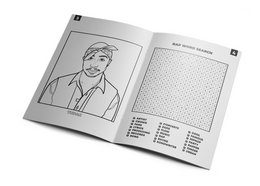 Libro di attività da colorare di leggende del rap