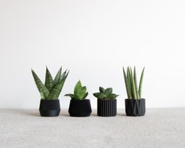 Set di 4 pentole Nero – Oslo Origami Kobe Stockholm