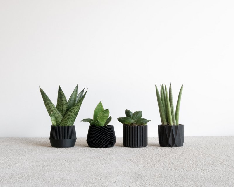 Set di 4 pentole Nero – Oslo Origami Kobe Stockholm