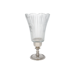 Crystal candle holder cup h 26x14 cm