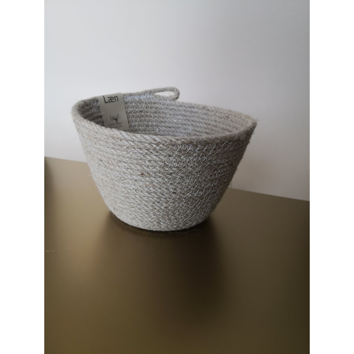 Ronde Jute Mand XS