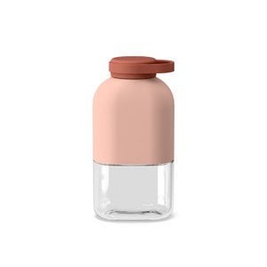 Slim Tritan Water fles 350 ml blush / terracotta