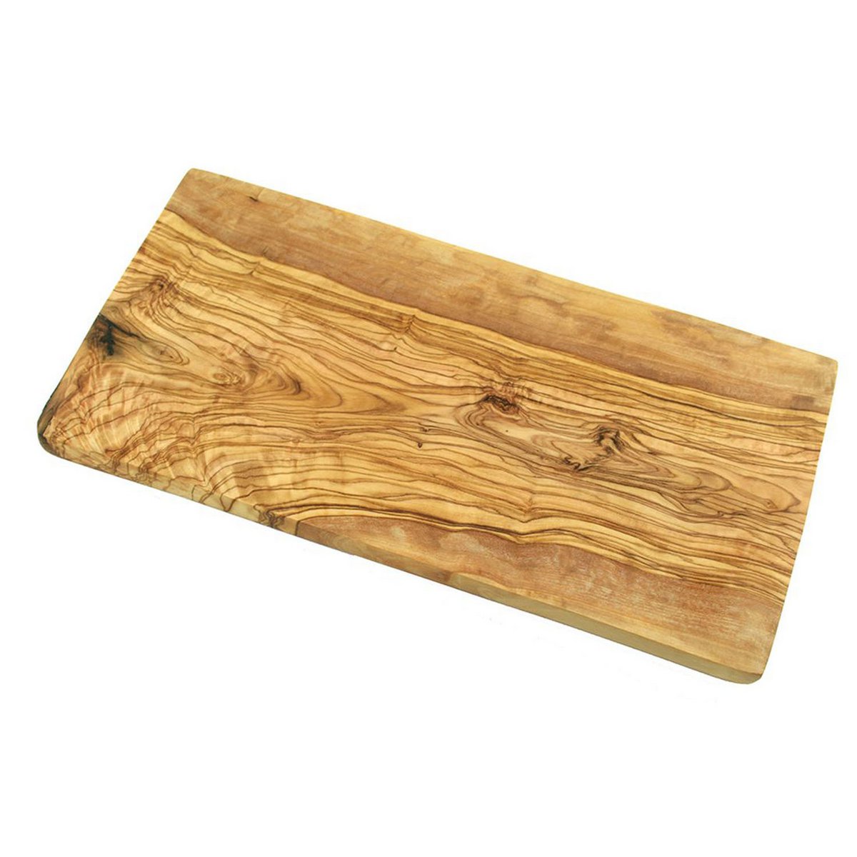 Square breakfast board 30 x 15 cm made of olive wood