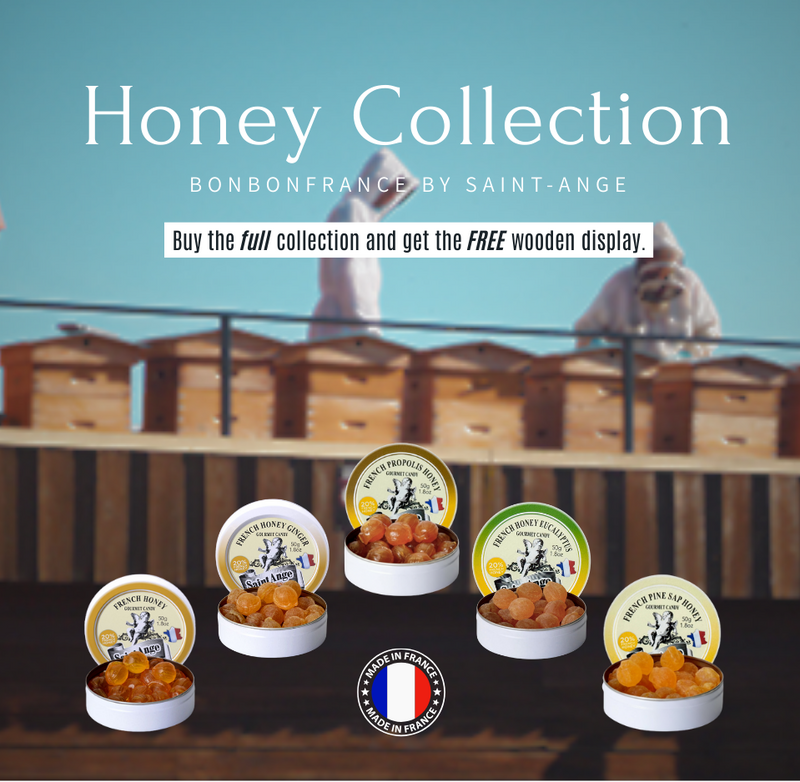 Colección Miel 🍯🐝 - Expositor de Madera GRATIS