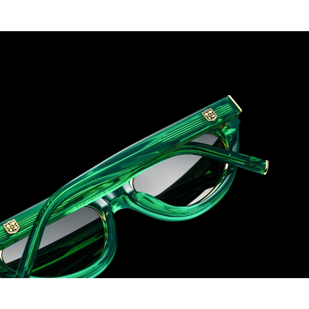 Walton & Mortimer nr. 21 “Enkeproducenten” Poison Green Limited Edition solbriller