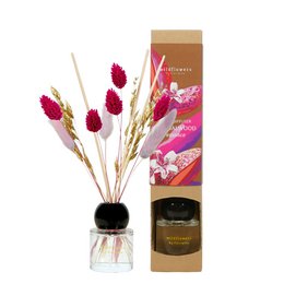 Duftstäbchen mit getrockneten Blumen, 50 ml – Sandelholz-Essenz