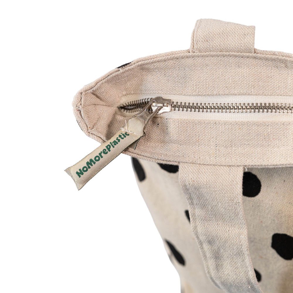 Duurzame Tote Bag met ritssluiting - NoMorePlastic - Spot On